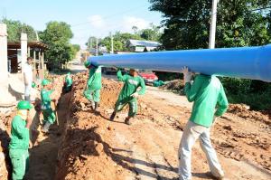 Imagem da notícia - Alto Solimões em obras: governo inicia ampliação de rede de abastecimento de água