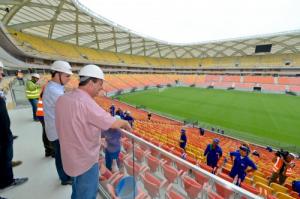 Imagem da notícia - Para governador Omar Aziz, funcionalidade da Arena da Amazônia é o mais importante