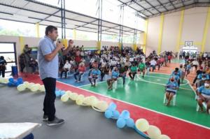 Imagem da notícia - Governo do Estado inaugura hospital e quadras poliesportivas em Novo Aripuanã