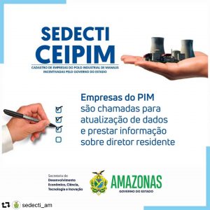 Imagem da notícia - Empresas do PIM são chamadas para atualização de dados e prestar informação sobre diretor residente