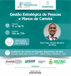 Imagem da notícia - Governo do Estado oferece curso gratuito para funcionários públicos, em Parintins