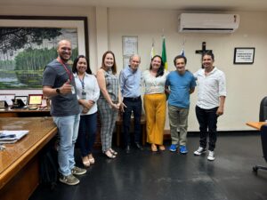 Imagem da notícia - BIOECONOMIA: Ciama recebe representantes de empresa local e da GIZ – Agência de Cooperação Alemã